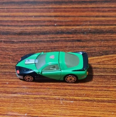Vintage 2001 Takara Transformers Spy Changers SIDE SWIPE Green Robot RiD Car mlc - Image 1 of 4