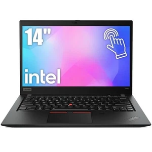 Laptop LENOVO ThinkPad T490S 14" i5-8365U 16GB 256GB SSD NVMe FHD TOUCH W11P - Zdjęcie 1 z 15