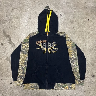 🔥Cabelas 1961 Legendary Legacy Seclusion 3D Full Zip Hoodie Size XL 24 x 25 - Image 1 of 4