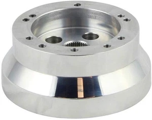 5 & 6 Hole Steering Wheel Polished Short Hub Adapter, Ididit, GM, Chevy" - Picture 1 of 1