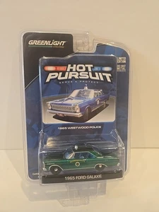 Greenlight Hot Pursuit GREEN MACHINE 1965 Ford Galaxie Westwood MA Police CHASE! - Picture 1 of 4