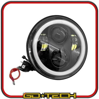 Scheinwerfer Vorderlicht LED Vespa PX 125 150 200 PE PXE LML Star 6V-12V 6000K - Bild 1 von 4