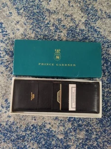 Vintage Prince Gardner Geldbörse schwarz Leder neu originalverpackt - Bild 1 von 4