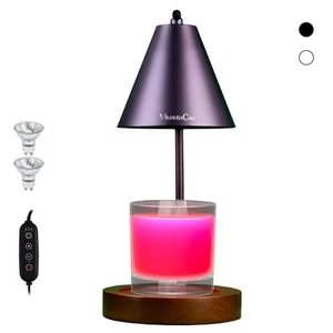 Kerzenwärmer Lampe mit Timer für Glaskerzen, dimmbarer Kerzenlampenwärmer für... - Bild 1 von 6