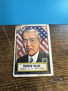 1952 Topps Look 'n See #2 Woodrow Wilson President America - Bild 1 von 10