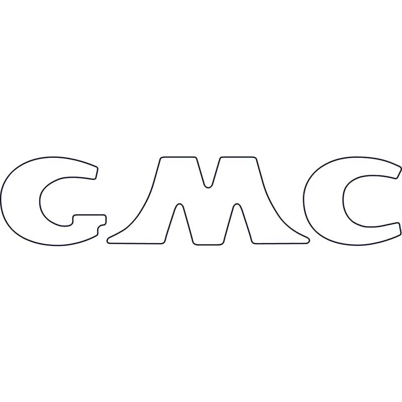 1947-1954 GMC Stepside Truck "GMC" White Tailgate Letter Decal Set - Imagem 1 de 1
