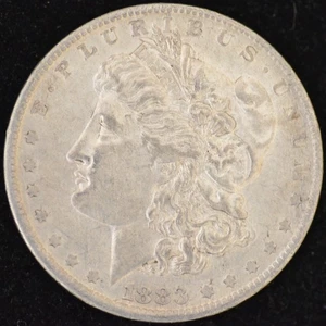 1883-O FAST BANKFRISCH Morgan Silber Dollar - Bild 1 von 2