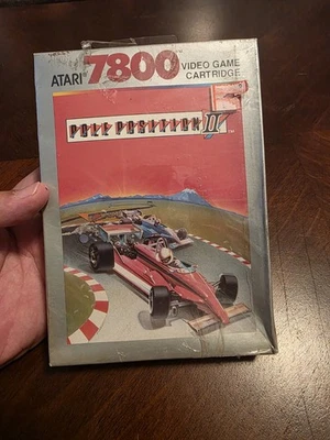 Pole Position II (Atari 7800, 1986) Store Hang Tag Factory Sealed - Image 1 of 4