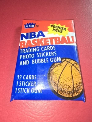 RANDOM PACK SEARCH 4 JORDAN RC? PROVEN SEQUENCING 1986 FLEER BASKETBALL UNOPENED - Image 1 of 4