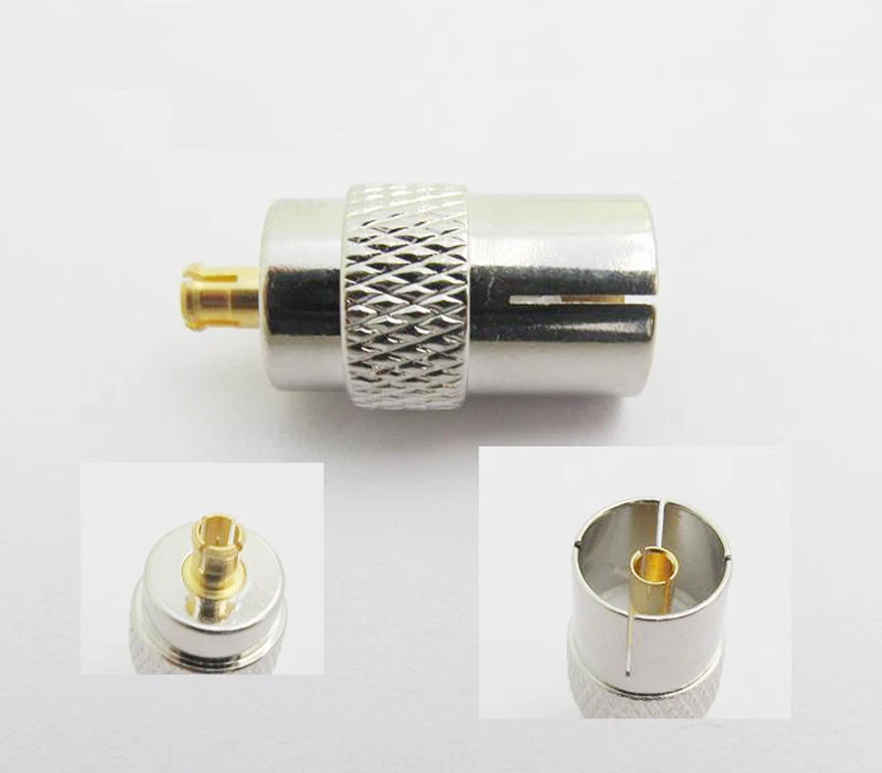 10x IEC DVB-T TV PAL Female to MCX Male Connector Adapter Converter for Antenna - Image 1 of 1