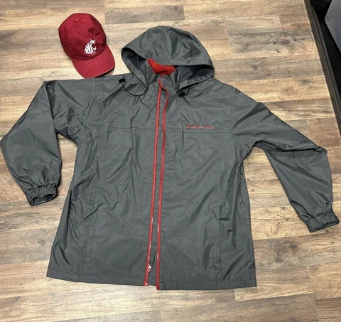 Washington State University Jacket XL & WSU Hat Lot 2pc Game Day Cover