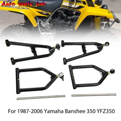 Brazo A inferior superior delantero Fit 87-06 Yamaha Banshee 350 YFZ350 +2+1 extensor más ancho Foto 1 de 4