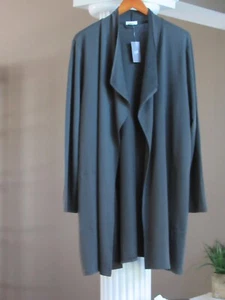 J Jill Pure Jill Open Front Long Cardigan Duster Cypress Women's Size XL NWT $99 - Picture 1 of 2