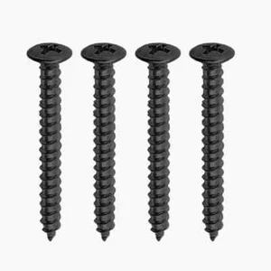 Guitar Neck Plate Screws - Black - Picture 1 of 1