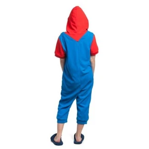 Super Mario bowser Lounger Pajama One-Piece Sleepwear Costume L/XL Nintendo New! - Picture 1 of 2