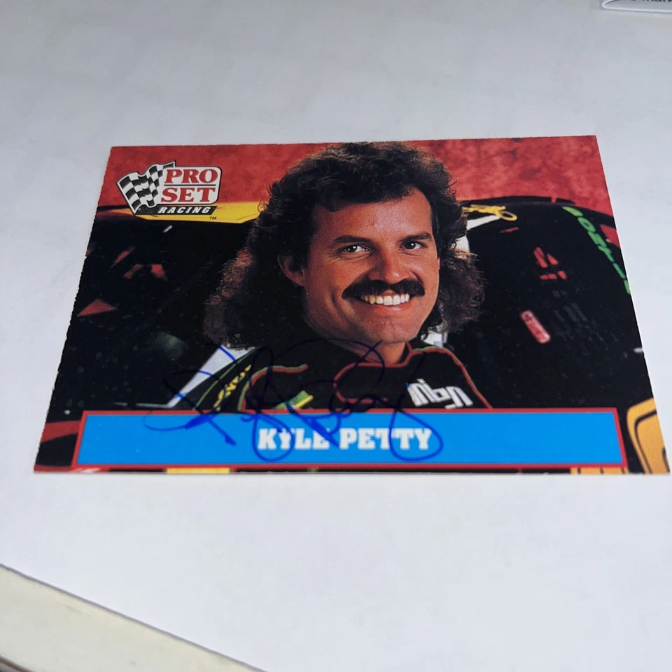 Kyle  Petty Signed 1990 Proset Card - Image 1 of 1