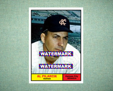 Al Pilarcik Kansas City Athletics A's 1961 Style Custom Baseball Art Card