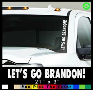 Let's Go Brandon FJB Sticker F Joe Biden election Trump 2024 vinyl window decal - Bild 1 von 4