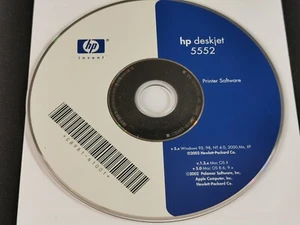 Oprogramowanie drukarki HP Hewlett Packard Deskjet 5552 2002 Windows i Mac - Zdjęcie 1 z 3