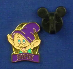 Dopey Blancanieves y los siete enanitos Video Lanzamiento Set OC Disney Pin # 298 - Imagen 1 de 4