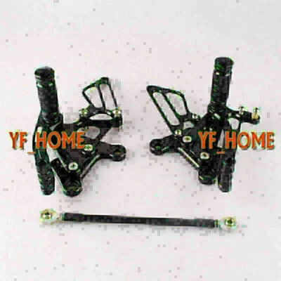 Rear Sets Rearsets Footrest Foot Rest Pegs Fit Kawasaki Ninja ZX6R 2009-2014 - Image 1 of 4