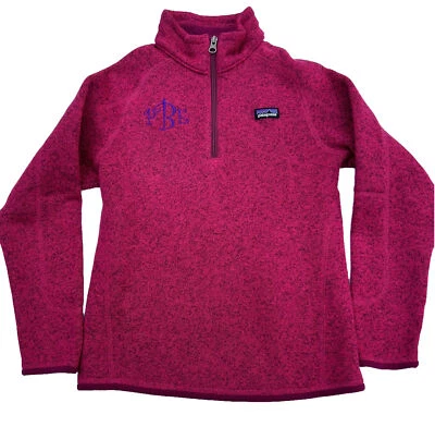Suéter Patagonia Niña’s Better 1/4 Cremallera Artesanal Rosa Juvenil Talla L (12) Foto 1 de 4