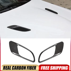 For BMW 3 Series E90 E92 E93 M3 2009-13 Dry Carbon Front Hood Fender Vent Cover - Picture 1 of 12