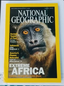 National Geographic March 2001 Africa - INDONESIA - TOMBS PERU - Rico Colorado - Imagen 1 de 1