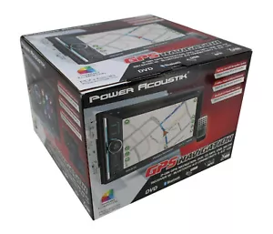 Power Acoustik PDN-623B Double 2 DIN CD/DVD Player 6.2" GPS Navigation Bluetooth - Picture 1 of 2