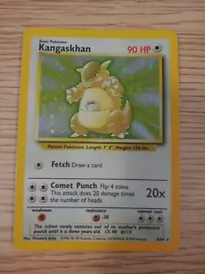 Kangaskhan #2 - No Symbol Error - 5/64 Jungle Set - Holographic Pokemon Card - Picture 1 of 2