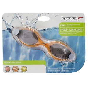 NEW Speedo Kids SCUBA GIGGLES Swimming Goggles ages 3-8 Swim Goggle UV SPEED FIT - Picture 1 of 1
