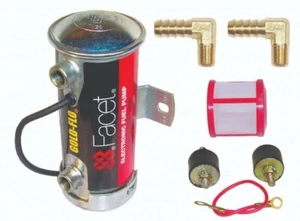 Facet Silver Top Fuel Pump Kit 8mm Unions & Mounts 476087-K - Picture 1 of 1
