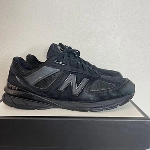 New Balance 990v5 M990BB5 Triple Black Running Shoes Sneaker Mens 14 D USA Made - Picture 1 of 10