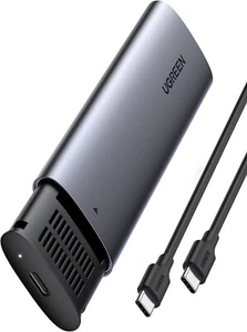 UGREEN M.2 NVME SSD External Enclosure USB-C USB 3.1 Gen2 M-Key & M+B Key - Picture 1 of 3