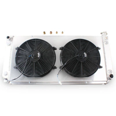 3Row Radiator With 2*Fan 34"Core For 1988-1999 Chevy C/K 1500 2500 3500 Luxerad - Image 1 of 4