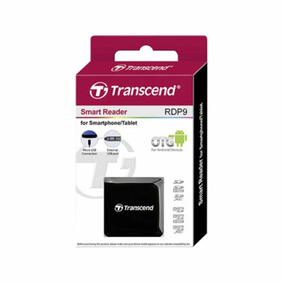 Кардридер Transcend RDP9 OTG для смартфона Android планшета Micro SD SDHC SDXC - Изображение 1 из 3