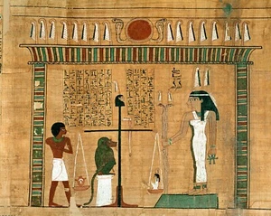 Egyptian Book of the Dead : "The Weighing of the Heart" — Giclee Fine Art Print - Picture 1 of 7