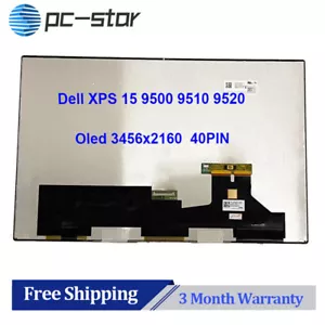 Dell XPS 15 9500 9510 9520 9530 OLED 3456x2160 Touch Screen LCD 1d20g 0knyh - Picture 1 of 5