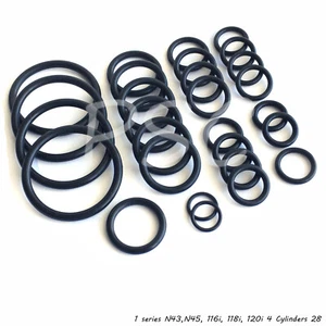 Cooling Sys Radiator Hose O Ring Set for BMW 116i 118i 120i N43 45 46 Engines - Picture 1 of 2