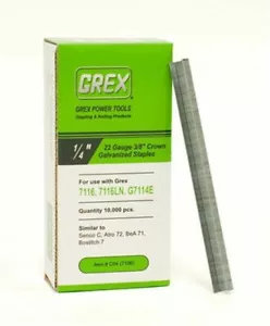 Grex C04 -- Caja de grapas de 1/4" de 10.000 como Senco C04 - Imagen 1 de 1
