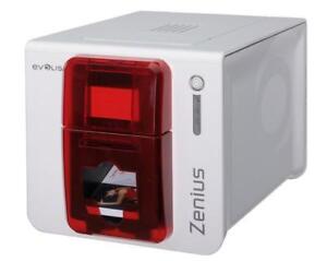 Evolis Zenius Expert Plastic ID Card Printer With Mag Card Encoding (Simplex)