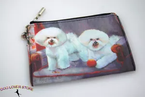 Bichon Frise Reise Make-up Tasche - Bild 1 von 2