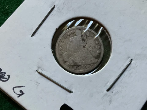 1840 Silver Half Dime - T30 Cover