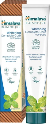 HIMALAYA WELLNESS Ecocert Cosmos Natural Certified Himalaya Botanique Whitening Complete Care Toot