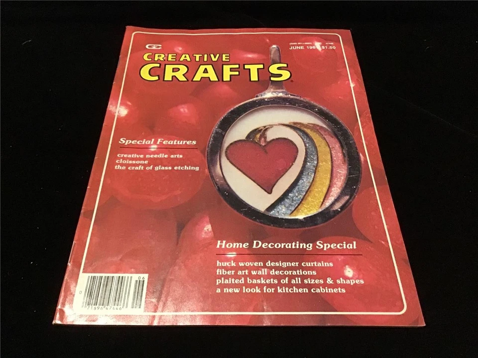 Creative Crafts Magazine June 1981 Creative Needle Arts, Cloissone, Glass Etchin - Image 1 of 1