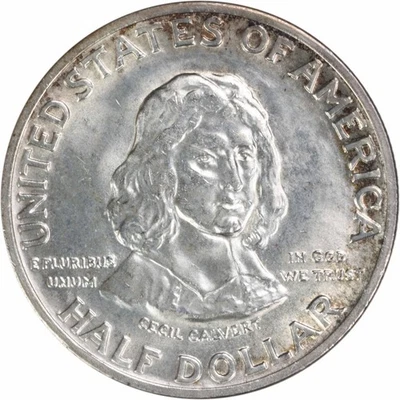 Maryland Commemorative Silver Half Dollar 1934 Choice BU Uncertified #941 - Image 1 of 2