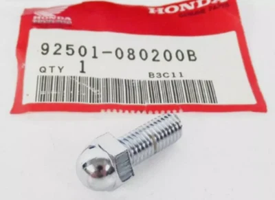 Новый из старых запасов 1984-2007 Honda тени VT700C VT800C Footpeg болт OEM 92501-08020-0B подлинный - Изображение 1 из 4