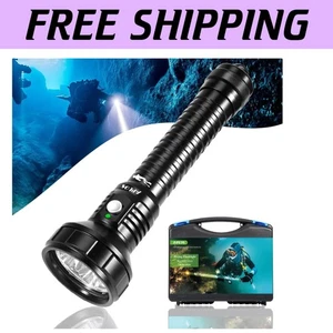 Versatile Waterproof Dive Light: 20000 Lumens with Multiple Modes & Accessories - Picture 1 of 9