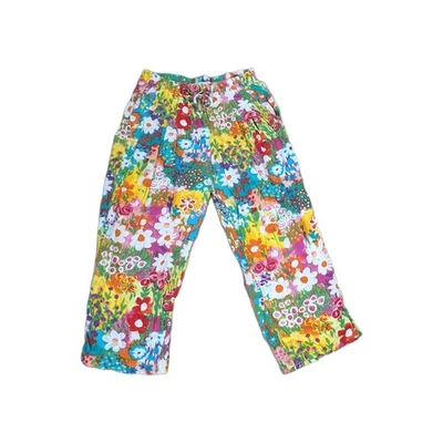 Pantalones de Colección Jams World Hawaii Pantalones Primavera Flores Floral Brillante Arco Iris XS Foto 1 de 3
