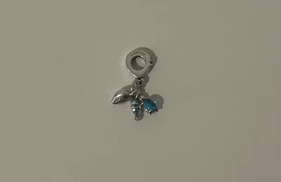 Pandora Fisch, Meeresschildkröte, Muschel Dreifacher Charm Sterling Silber - Bild 1 von 4